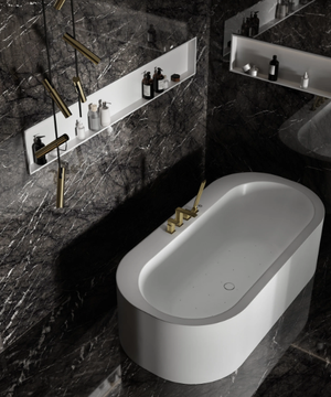 OLIVIA - Freestanding oval bathtub by MOMA Design - view 3